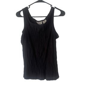 Kathie Lee Vintage 90s Women's XL‎ Witchy Goth Grunge Black Top